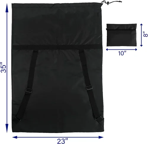 Vista 7 de Casaphoria Bolsa de lavandería XL para la universidad, bolsa de lavandería sucia de viaje extra grande para maleta, mochila plegable ligera