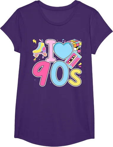 Vista 18 de I Love 90's Retro Style Nostalgia Vibe Funny 1990's Party T-Shirt Negro