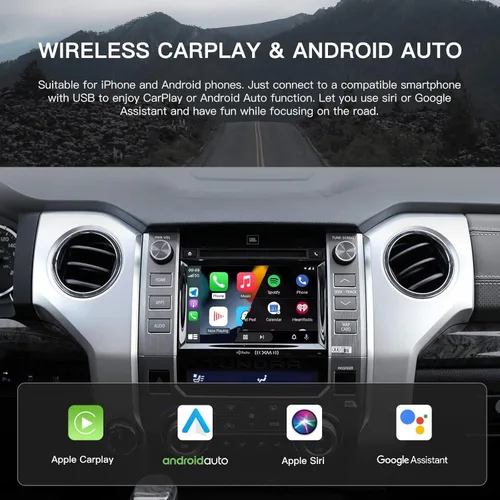 Vista 2 de CARabc Adaptador Inalámbrico Carplay Android Auto para Toyota con Entune2.0 2014-2019, Compatible