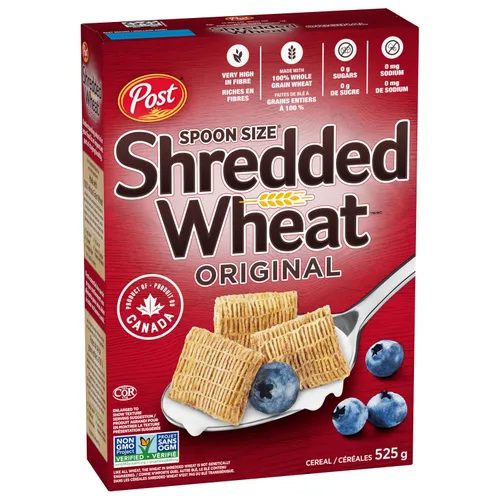 Vista 4 de Post Cereal original de trigo triturado tamaño cuchara 18.52 oz