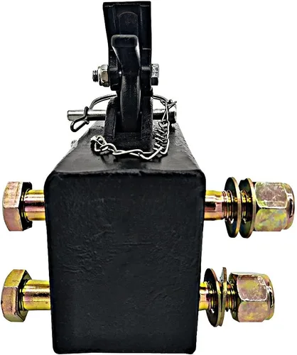 Vista 6 de Acoplador de remolque ajustable para tamaño de bola de 2-5/16" Capacidad de 15000lbs, acoplador de remolque negro