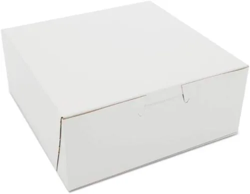 Vista 13 de SCT - Cajas para panadería blancas de una pieza, sin ventana, 4 x 2 x 5.5 pulgadas, blanco, papel, 250