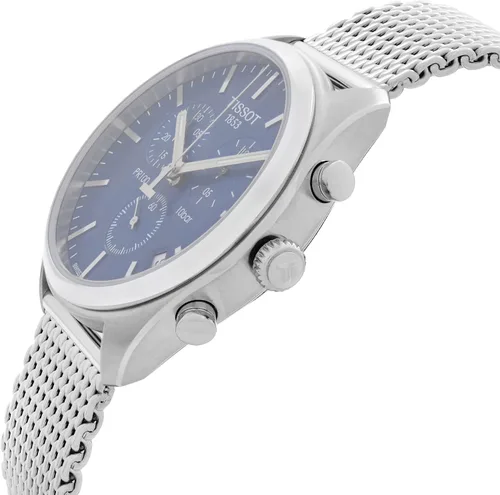 Vista 3 de Tissot Mens PR 100 Chronograph - T1014171104100 BlueSilver One