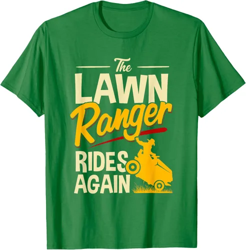Vista 5 de The Lawn Ranger Rides Again - Camiseta de corte de césped Azul Marino