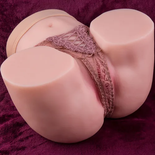Vista 3 de Masturbador masculino realista de 11.2 libras con vagina y sexo anal, muñeca de bolsillo de coño, masturbadores realistas de culo de burbujas