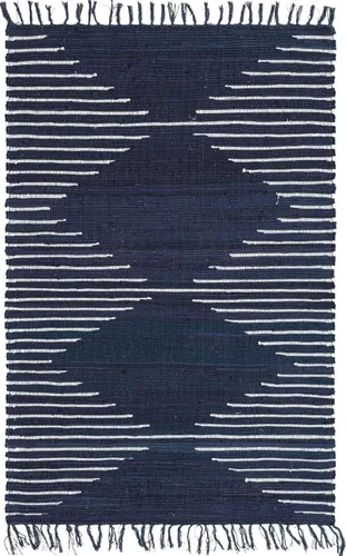Vista 32 de Unique Loom Chindi Cotton Collection - Alfombra de área Briah (2 pies 2 pulgadas x 6 pies 1 pulgada, verde/marfil)