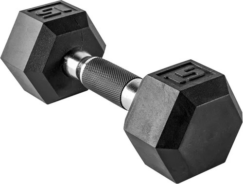 Vista 78 de CAP Barbell Peso de la mancuerna hexagonal recubierta, individual, 10-120 libras, múltiples opciones