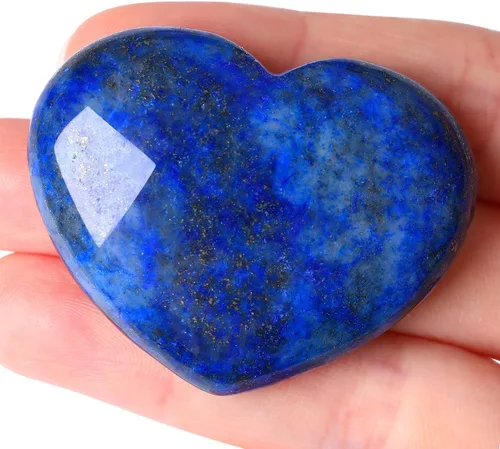 Vista 17 de MAIBAOTA 45 mm Cristal Corazón de Roca Piedra Grande Cristales de Sanación Regalos para Mujeres Piedra Natural Reiki Gema Pulida Rocas
