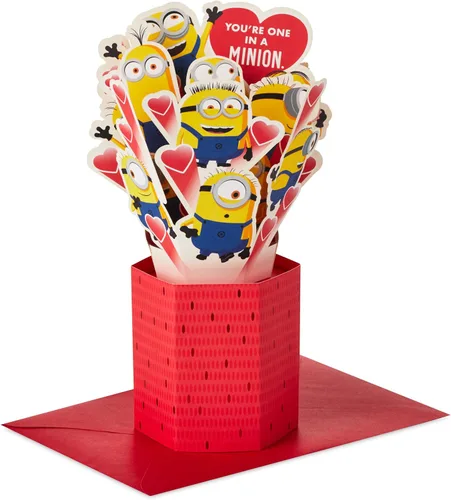 Vista 10 de Hallmark Paper Wonder - Tarjeta desplegable para el día de San Valentín (cupcake de panal de miel)