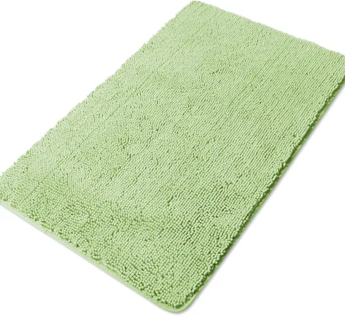 Vista 46 de Yeaban Alfombra de pasillo de baño de 24 x 72 pulgadas, antideslizante, alfombra de baño larga de felpilla gruesa, absorbente y lavable, alfombra