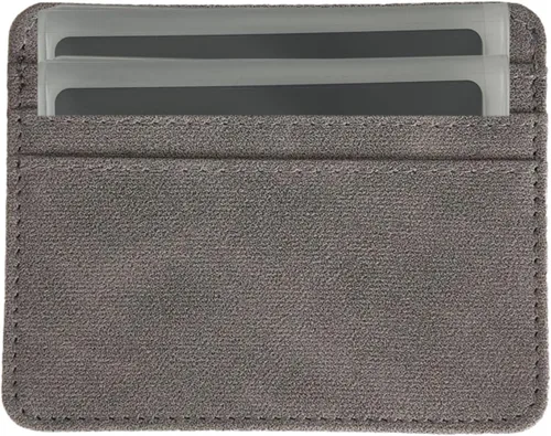 Vista 6 de Juego de 2 carteras de plástico para tarjetas de crédito, carteras triples de vinilo para tarjetas de crédito, Acordeón 7 Página