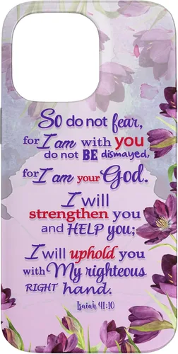 Vista 21 de So Do Not Fear for I 'm with You Isaías 41:10 - Funda cristiana para iPhone 17