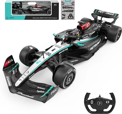 Vista 12 de Voltz Toys Auto de Control Remoto Ferrari F1 75 con Licencia Auténtica 1:12 - Serie de Autos RC Colección F1 para Niños y Adultos - Auto RC de 1:12