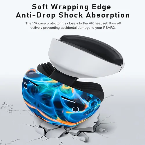 Vista 2 de Funda protectora para PSVR2, carcasa VR, funda desechable para los ojos, funda protectora de lente para accesorios Playstation VR2, funda