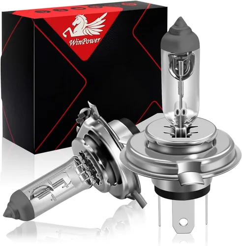 Vista 12 de WinPower HS1 PX43T Bombilla Halógena, 12V 35/35W 4300K Luz Blanca Brillante para Motocicleta Faro de Alta y Baja Intensidad, Reemplazo, Paquete de 2