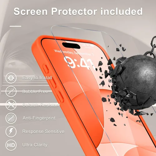Vista 962 de Funda para Google Pixel 10 Pro XL, cubierta magnética mate, color negro Fit for MagSafe, Screen Protector included, Shockproof Military Grade