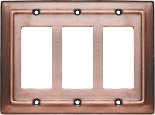 Vista 15 de Monarch Abode Placa de Pared Basculante de 1 Gang, Placa de Pared de Metal Decorativa Arquitectónica para Interruptor Individual, Placa Decorativa