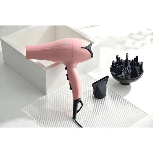 Vista 5 de Secador de Pelo SwissHome Softly Rosa 2400 W