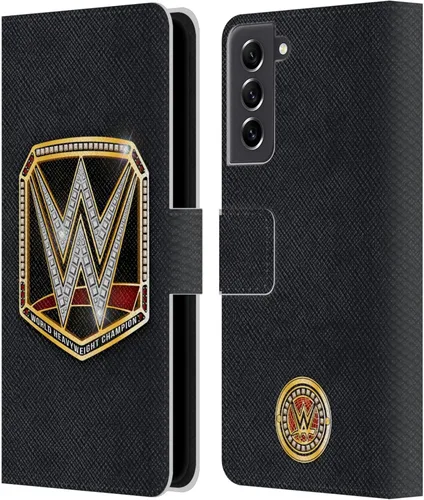 Vista 69 de Head Case Designs Officially Licensed WWE Cruiserweight Champion Title Belts Leather Wallet Case Compatible with Samsung Galaxy A07 4G Campeón
