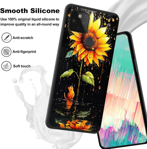 Vista 303 de Funda delgada para Google Pixel 4 XL, funda delgada de silicona de TPU suave a prueba de golpes para Google Pixel 4 XL, astronauta Galaxy