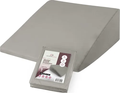 Vista 64 de CirclesHome Juego de 4 protectores de almohada estándar con cremallera, fundas de almohada transpirables 100% algodón, protegen las almohadas
