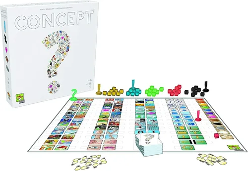 Vista 4 de Concept Party Game Juego de mesa galardonado Adivinanzas basadas en equipos Divertido juego familiar para adultos y niños A partir de 10