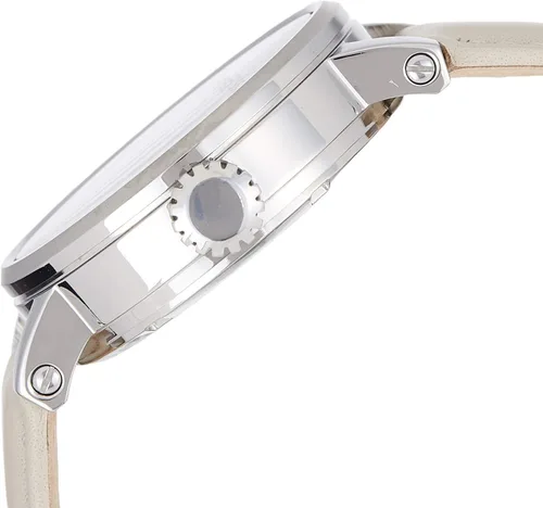 Vista 4 de Fossil me3069Original de la mujer Novio automática esqueleto reloj de acero inoxidable con banda de piel blanco