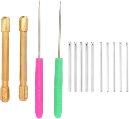 Vista 8 de 10 Herramienta de enraizamiento de pelo de muñeca, herramienta de peluca de pelo de muñeca, soporte de metal resistente herramienta de fabricación