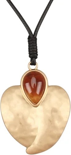 Vista 76 de Collares bohemios para mujer, colgante largo de madera, collar vintage, collar de cadena de suéter, joyería hecha a mano Collar de cuentas