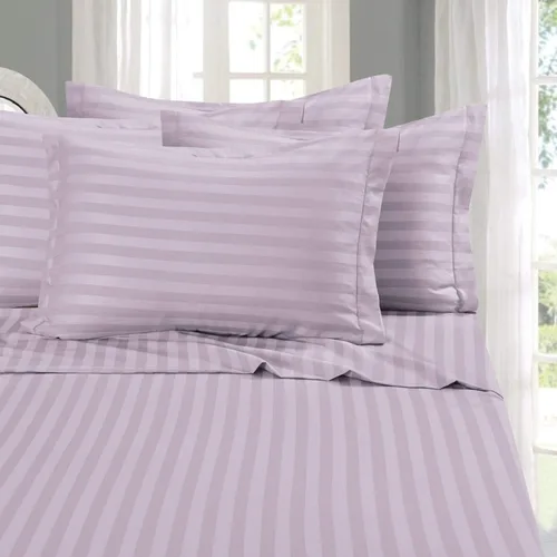 Vista 20 de Elegant Comfort - Juego de sábanas de 4 piezas, microfibra de 1500 hilos de calidad egipcia de lujo resistente a las arrugas, rayas estilo damasco