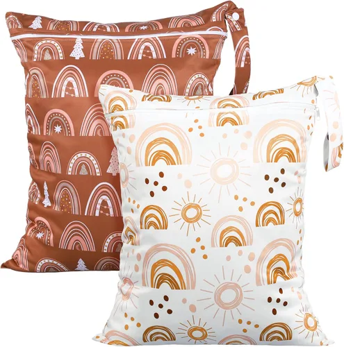Vista 28 de Shappy 2 piezas de gran bolsa de lavandería de viaje, lavable, impermeable, húmeda y seca, gran bolsa de ropa sucia para baño, entrenamiento