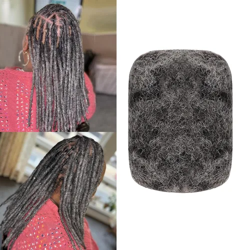 Vista 7 de 1.06 oz/paquete de cabello humano afro rizado (8 pulgadas, 1 paquete #2)