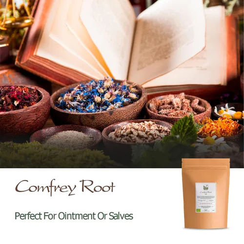 Vista 7 de Raíz de consuelda seca - Raíces de consuelda seca Comfrey Root Herb