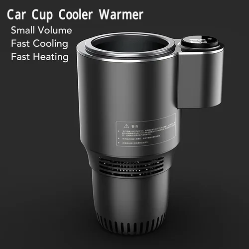 Vista 4 de Calentador de taza de automóvil, soporte portátil inteligente para tazas de automóvil, soporte para vaso de automóvil, calentamiento y enfriamiento