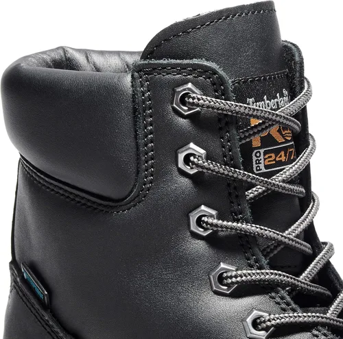 Vista 3 de Timberland PRO Botas de trabajo impermeables con aislamiento de punta suave de 6 pulgadas para hombre, caléndula