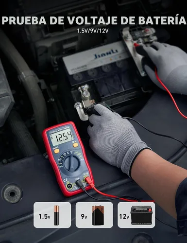 Vista 4 de AstroAI DM130B Multimeter, 4000 Counts, Auto-Ranging, Capacitance Testing