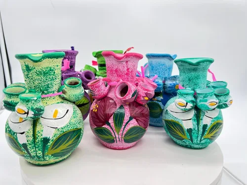 Vista 3 de COMBO DE 6 PIEZAS MINI JARRA CON TARRITOS, PARA REGALO, CENTRO DE MESA, CELEBRACION DE CUMPLEANOS UTILES PARA PONER AGUA, TRAGOS DE LICOS ORIGINALES