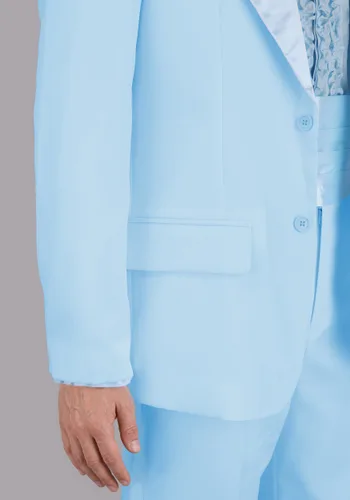 Vista 7 de Disfraz Premium Harry Dunne Azul Talla Plus para Hombre de Dumb and Dumber Multicolor