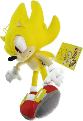 Vista 3 de Great Eastern GE-8958 Sonic The Hedgehog Plush - Super Sonic, 12 pulgadas