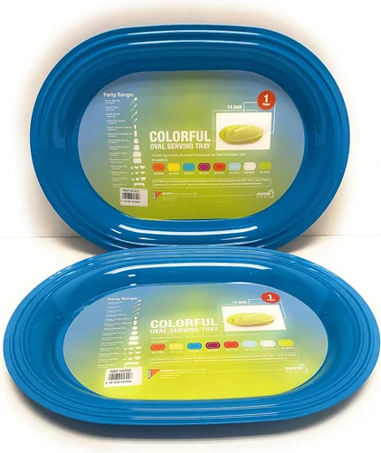 Vista 25 de Mintra Home - Platos reutilizables para servir (azul, cuadrado, 2 unidades (14 pulgadas)
