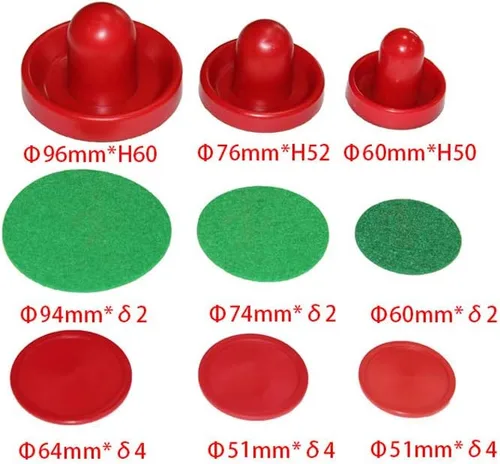Vista 4 de Accesorios de hockey de aire, accesorios de empujador de hockey de mesa, mango de meta, accesorios de repuesto para mesas de juego