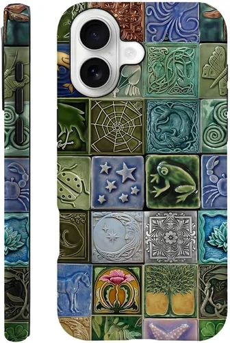 Vista 91 de Compatible con iPhone 13, Funda para teléfono duradera y a prueba de golpes con diseño de estantería de otoño - Calabaza de otoño Otoño Otoño