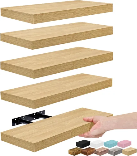 Vista 22 de Sorbus Estantes flotantes para pared, estante flotante de 16 pulgadas para cocina, dormitorio, sala de estar, baño, hogar y decoración de pared