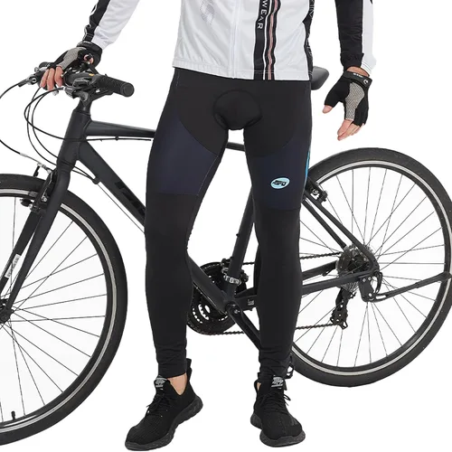 Vista 6 de sponeed - Mallas de ciclismo para hombre, acolchadas, 4D, para ciclismo de carretera