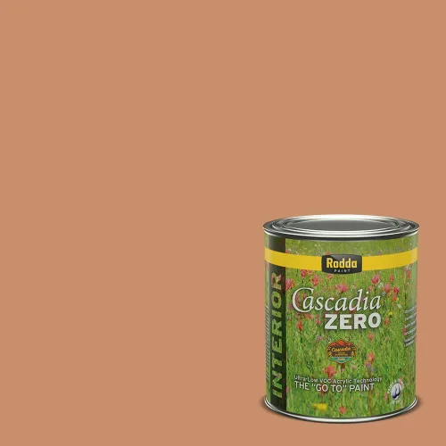 Vista 104 de Rodda Paint CASCADIA ZERO - Pintura plana e imprimación para interiores en uno, cuarto de galón, crema de ballet