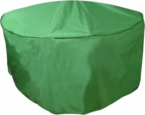 Vista 8 de Bosmere Funda resistente a la intemperie para mesa y sillas para exteriores, 64 pulgadas de diámetro x 33 pulgadas de alto, gris