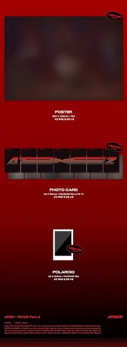 Vista 4 de ATEEZ Zero : Fever Part.2 [A ver.] (6th Mini Album) [Pre Order] CD+Photo Booklet+Folded Poster+Others with Tracking,Extra Decorative