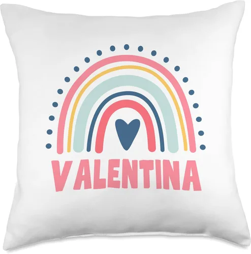 Vista 5 de Idea Regalo Personalizzata con Nome Gifts Idea Valentina Name Custom Woman Myth Legend - Almohada para fiesta de cumpleaños, 16 x 16 pulgadas