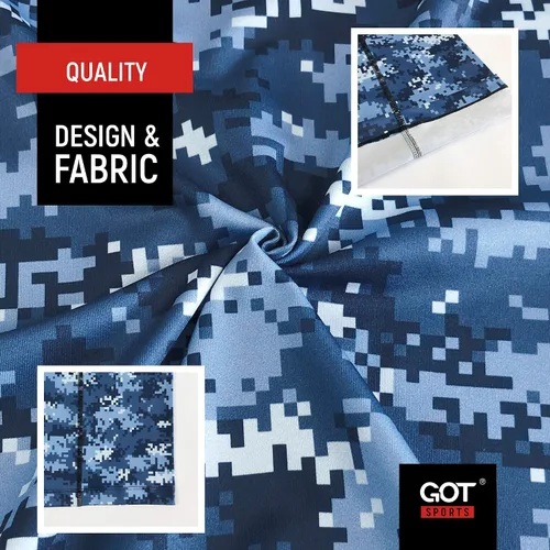 Vista 5 de GOT Sports UPF 50+ Bufanda de Pesca para Cuello - Máscara Facial UV de Protección Solar para Hombres y Mujeres - Cubierta Facial Camo SPF Gator