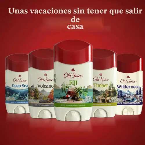 Vista 9 de Old Spice Desodorante sin aluminio para hombres, frescura duradera 24/7 y aroma de larga duración, protección contra el sudor y el olor 24/7